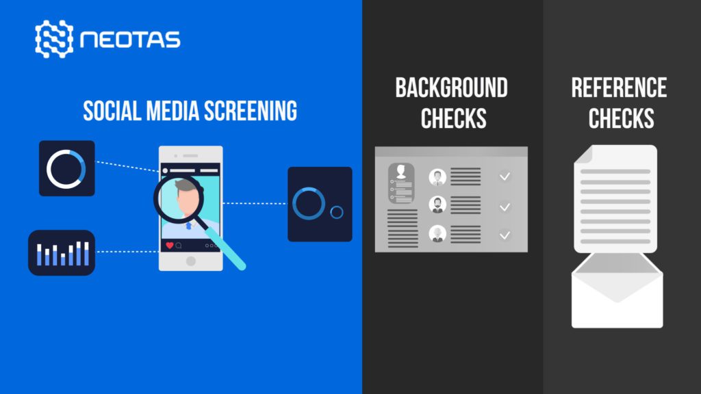 Online reputation screening from Neotas supplements traditional background checks and reference checks with social media screening