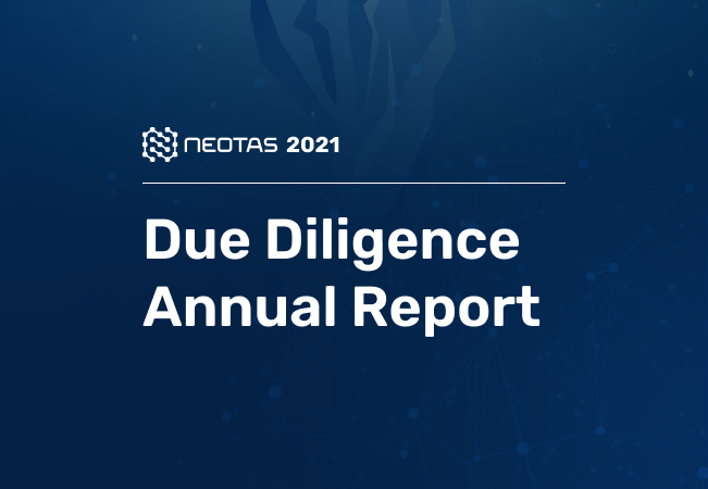 Neotas Due Diligence Annual Report