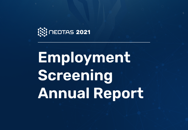 Neotas Employment Screening Annual Report