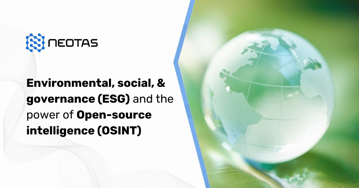 ESG and The Power Of Open-Source Intelligence (OSINT)