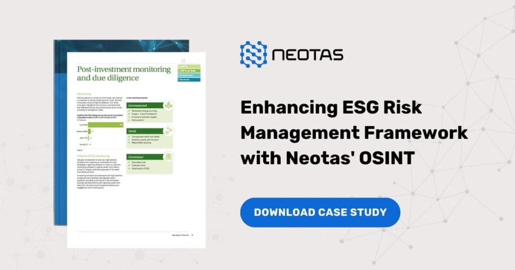 ESG Risk Management Framework