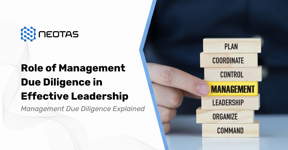 Role of Management Due Diligence